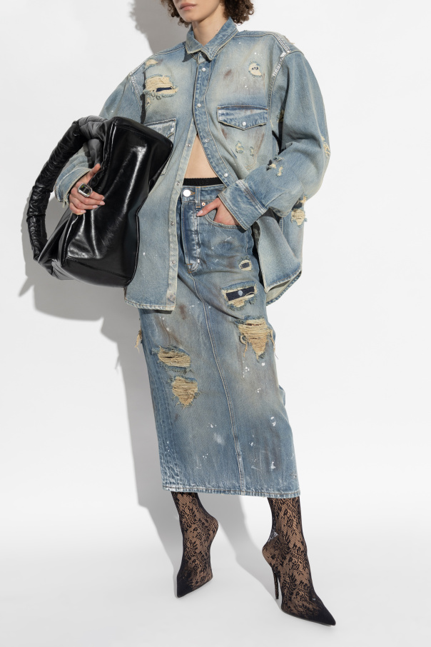 VETEMENTS Spódnica jeansowa