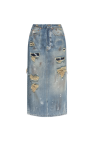 VETEMENTS BLUE Denim skirt