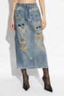 VETEMENTS BLUE Denim skirt
