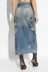 VETEMENTS BLUE Denim skirt
