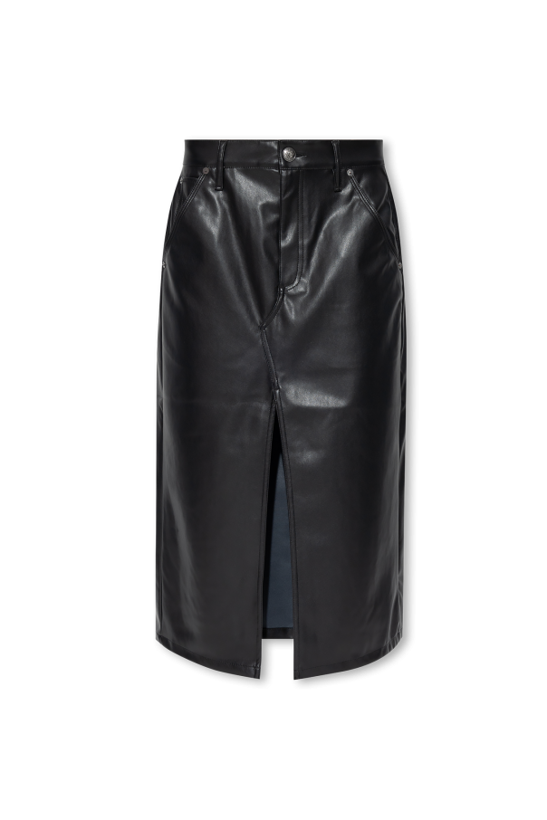 Rag & Bone  Faux leather skirt