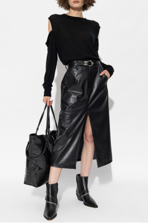 Faux leather skirt od Rag & Bone 