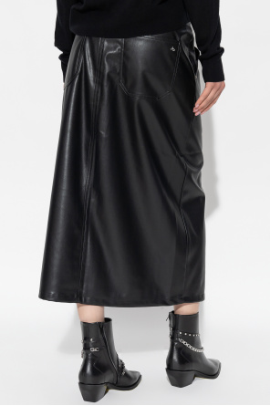 Rag & Bone  Faux leather skirt