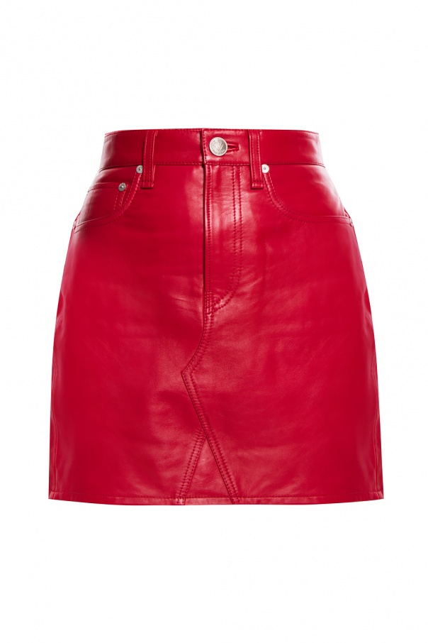 Rag & Bone  Leather skirt