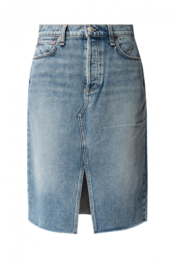 Rag & Bone  Denim skirt with slit