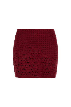 Short crochet skirt