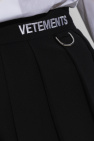 VETEMENTS Pleated skirt with logo