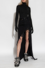 VETEMENTS BLACK Maxi denim skirt