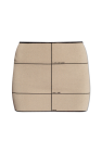 VETEMENTS beige Short fitted skirt