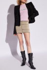 VETEMENTS beige Short fitted skirt