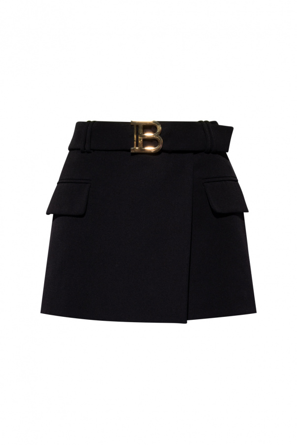 Balmain Short skirt with logo