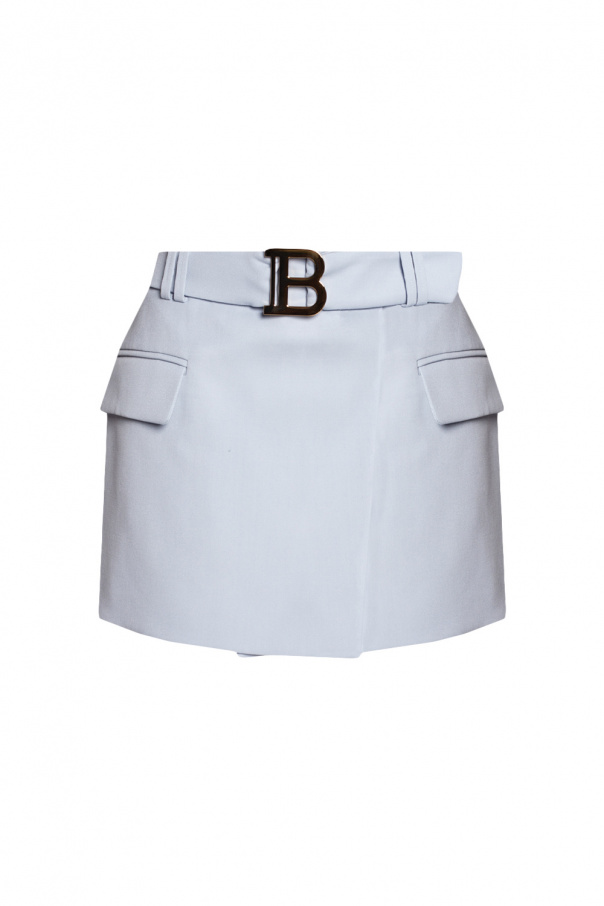Balmain Short skirt with logo