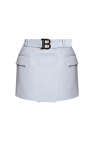 Balmain mini high-waisted quilted skirt