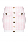 balmain skirt Houndstooth skirt