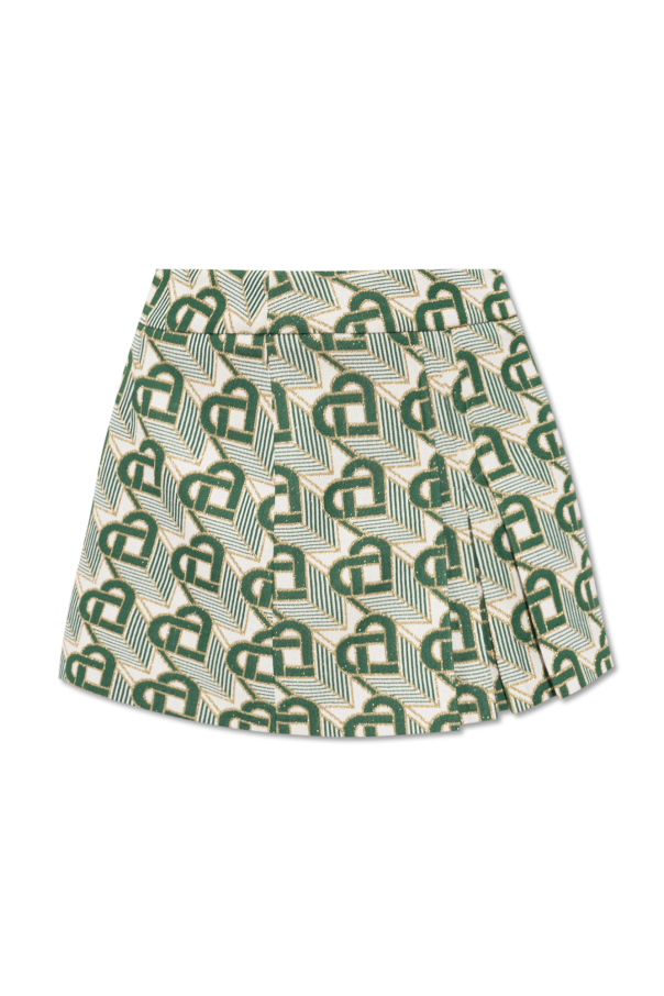 Wool skirt with logo od Casablanca
