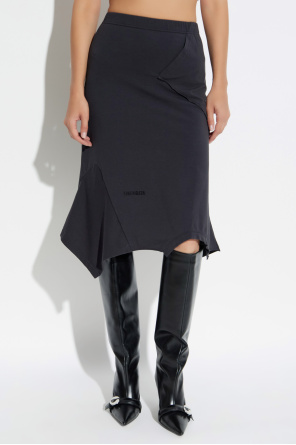 VETEMENTS Falda con acabado decorativo