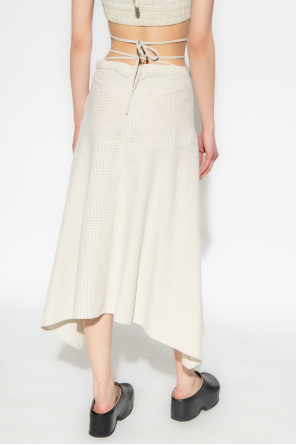 Proenza City Schouler White Label Checked skirt