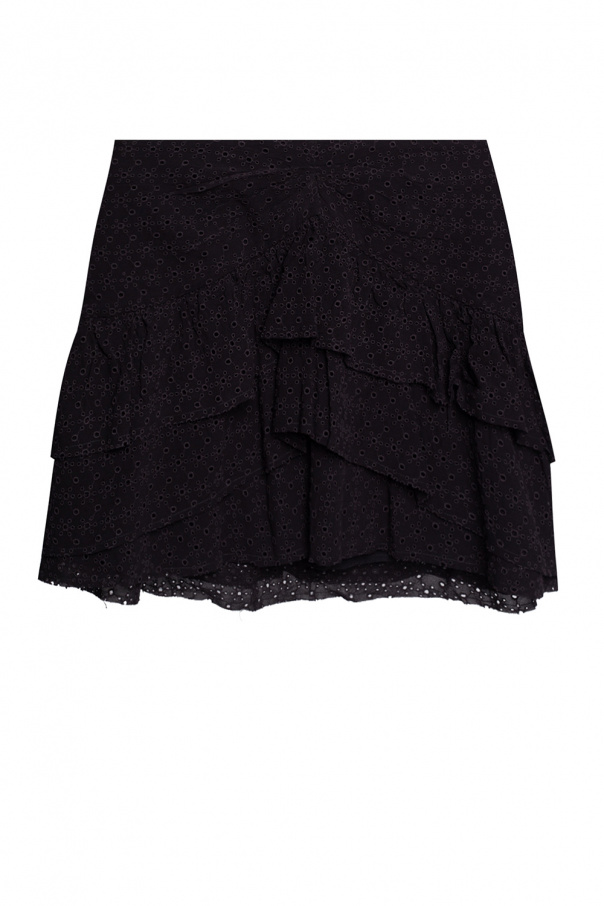 Iro Short ruffled skirt