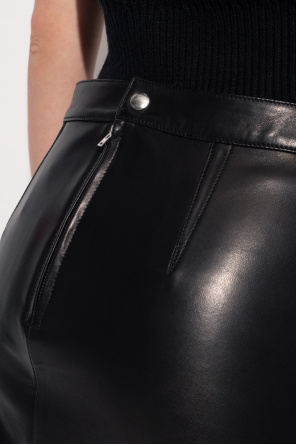 Iro Leather skirt