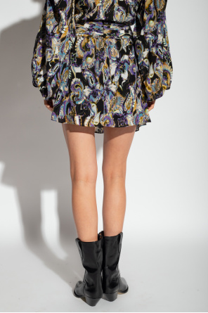 Iro ‘Domien’ patterned skirt