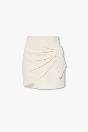 Proenza Schouler White Label snake-print belted mini skirt