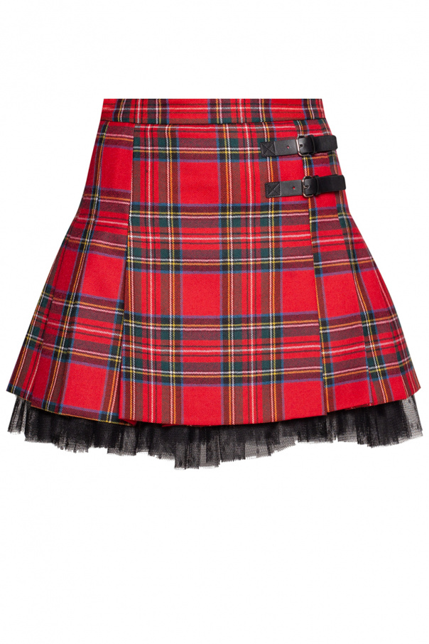 Red Valentino Checked skirt