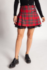 Red valentino Japanise Checked skirt