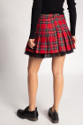 Red valentino Japanise Checked skirt