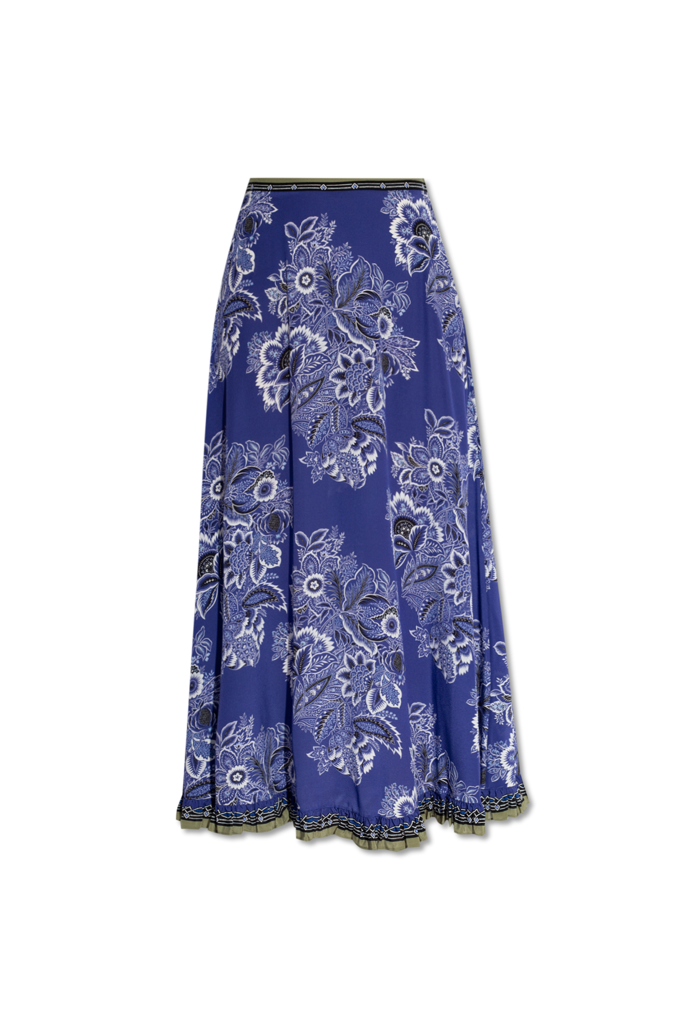 Etro Maxi silk skirt