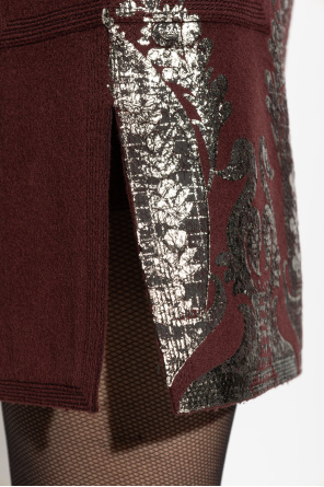 Etro Wool skirt with print