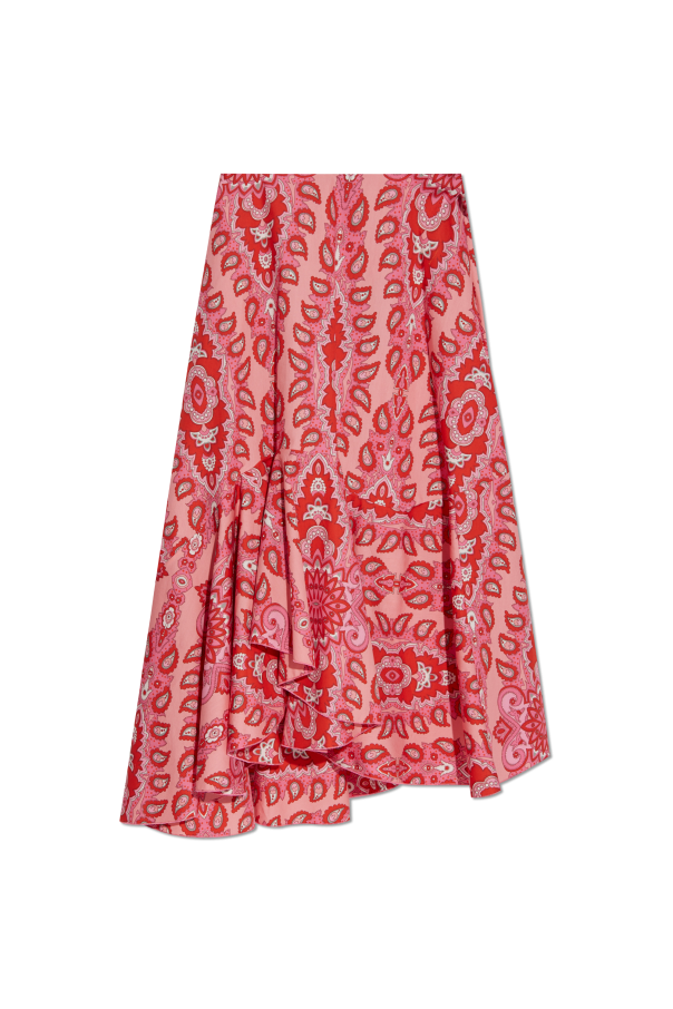 Etro Cotton skirt with decorative pattern