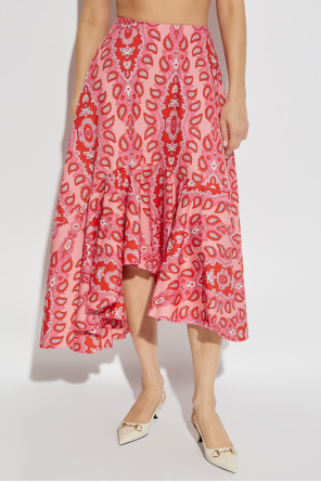 Etro Cotton skirt with decorative pattern