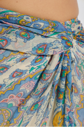 Etro Silk skirt with decorative pattern