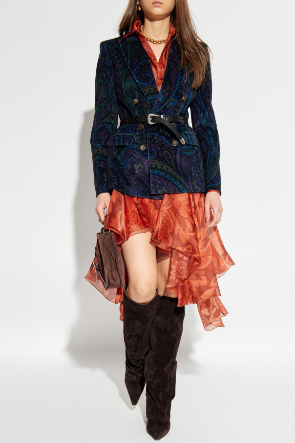 Etro Silk skirt with an asymmetric cut
