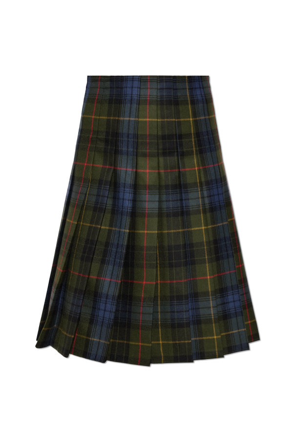 Wool skirt with a check pattern od Etro