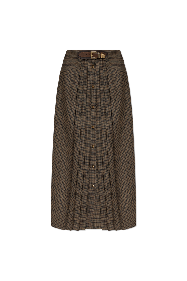 Wool skirt with an integrated belt od Etro