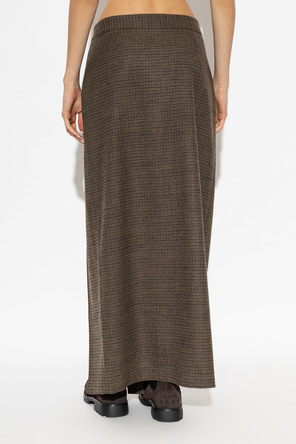 Etro Wool skirt with an integrated belt
