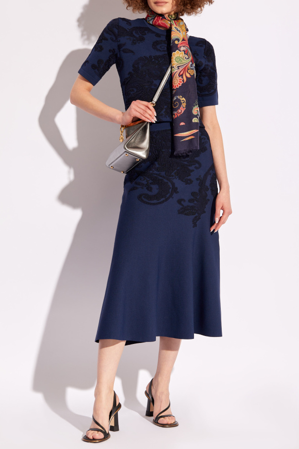 Etro Skirt with Decorative Pattern