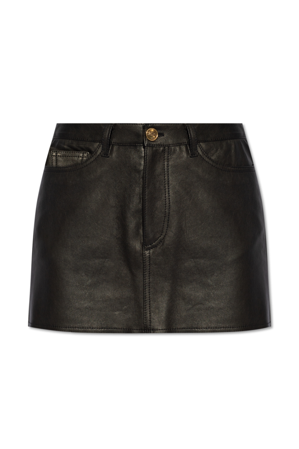 Etro Leather skirt