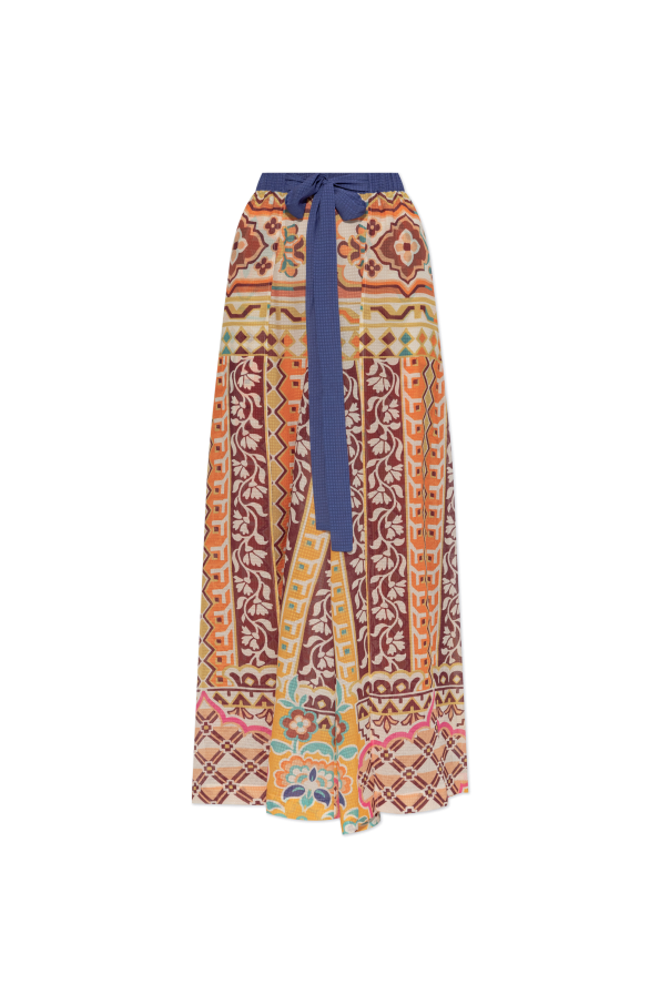 Trousers with slits on the legs od Etro
