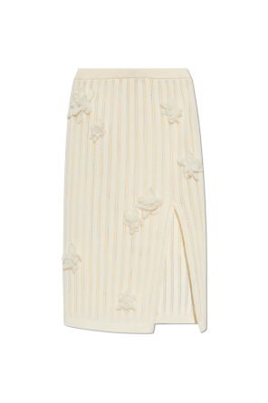 Skirt with patches