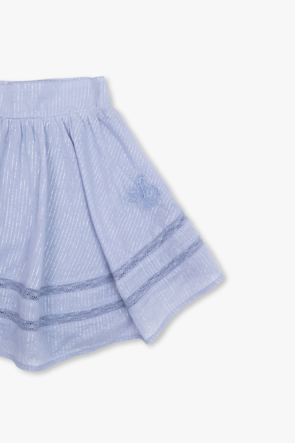 Zadig & Voltaire Kids Skirt with lurex threads