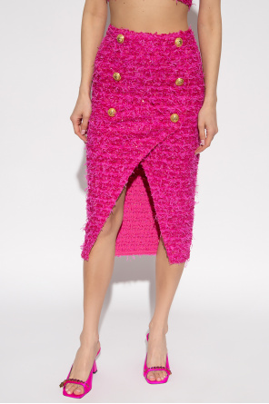 balmain PRINTED balmain PRINTED tweed fitted dress