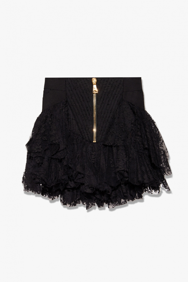 Balmain Lace skirt