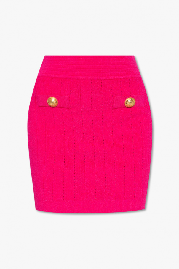 Balmain Ribbed skirt