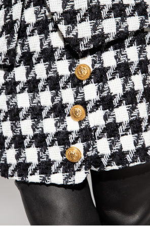 Balmain Houndstooth skirt