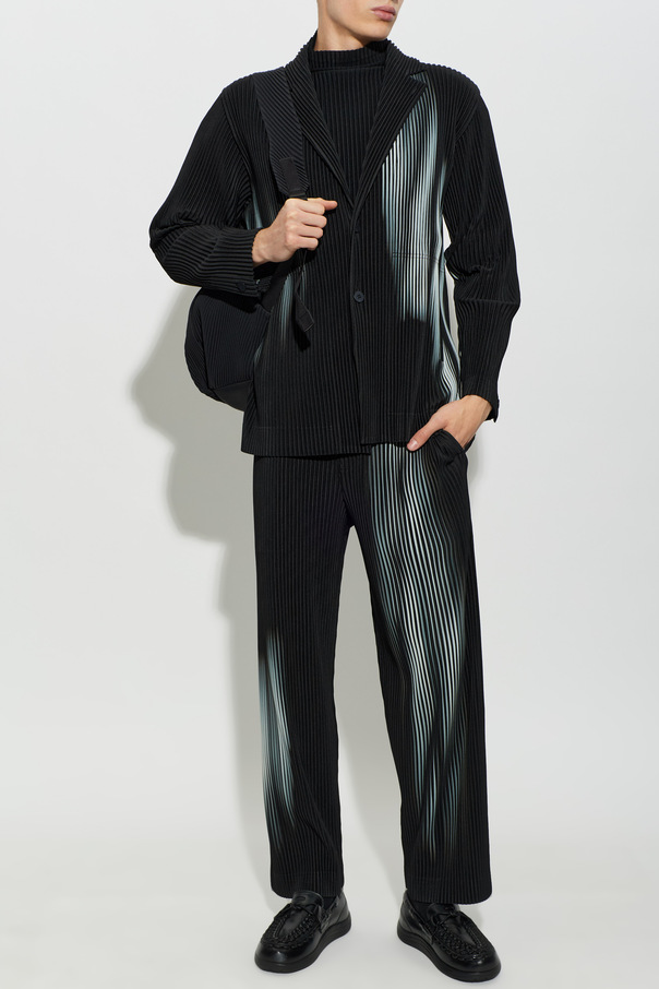 Homme Plissé Issey Miyake Plisowane spodnie