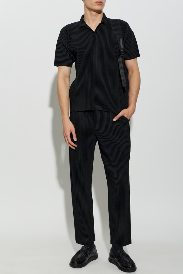 Homme Plissé Issey Miyake Plisowane spodnie