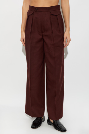 Issey Miyake Wide-leg pleated trousers
