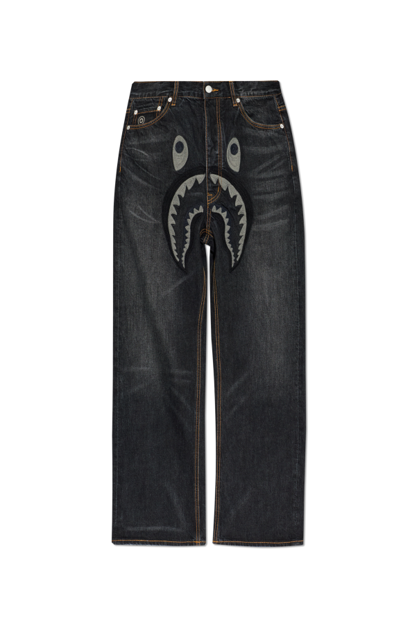 Jeans with patch od A BATHING APE®
